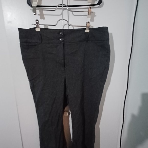 Lane Bryant Pants - Lane Bryant Charcoal Trousers